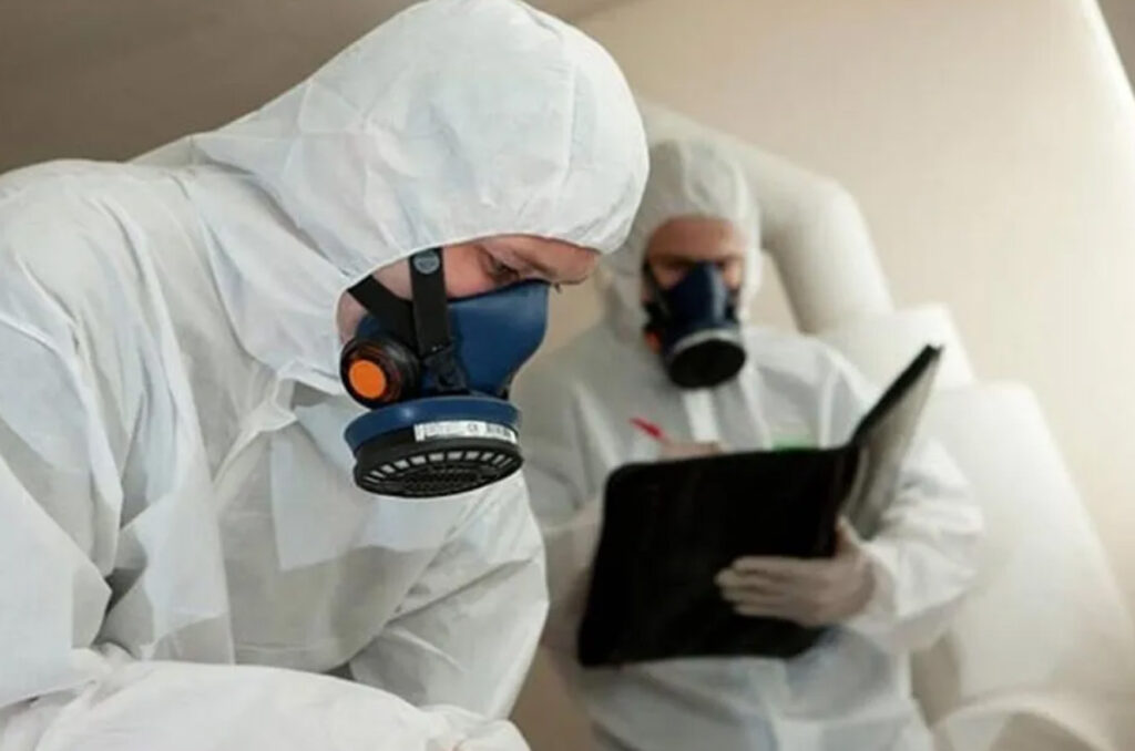 Asbestos survey been done by 2 members of our team in a Norwich property
